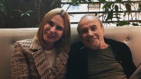 Marilene Saade retirou o ator de uma entrevista por preocupações com a saúde marido - Imagem: Instagram @steniogarciaoficial