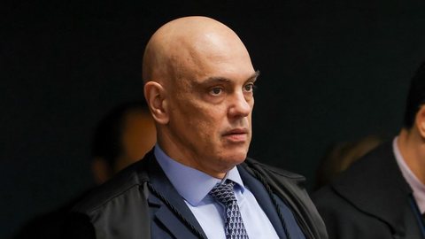O ministro Alexandre de Moraes pode sofrer sanções dos EUA por sua atuação - Imagem: Reprodução/Gustavo Moreno/STF