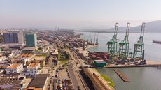 Porto de Santos - Imagem: Divulgação / Governo do Estado de São Paulo