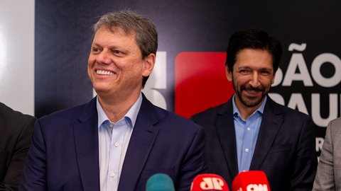 Tarcísio anunciará vice de Nunes nesta sexta-feira - Divulgação / Mônica Andrade/Governo do Estado de SP