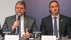 Tarcísio de Freitas e Guilherme Derrite. - Imagem: Divulgação / Governo do Estado de São Paulo