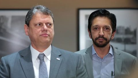 Tarcísio de Freitas e Ricardo Nunes. - Imagem: Divulgação / Governo do Estado de São Paulo