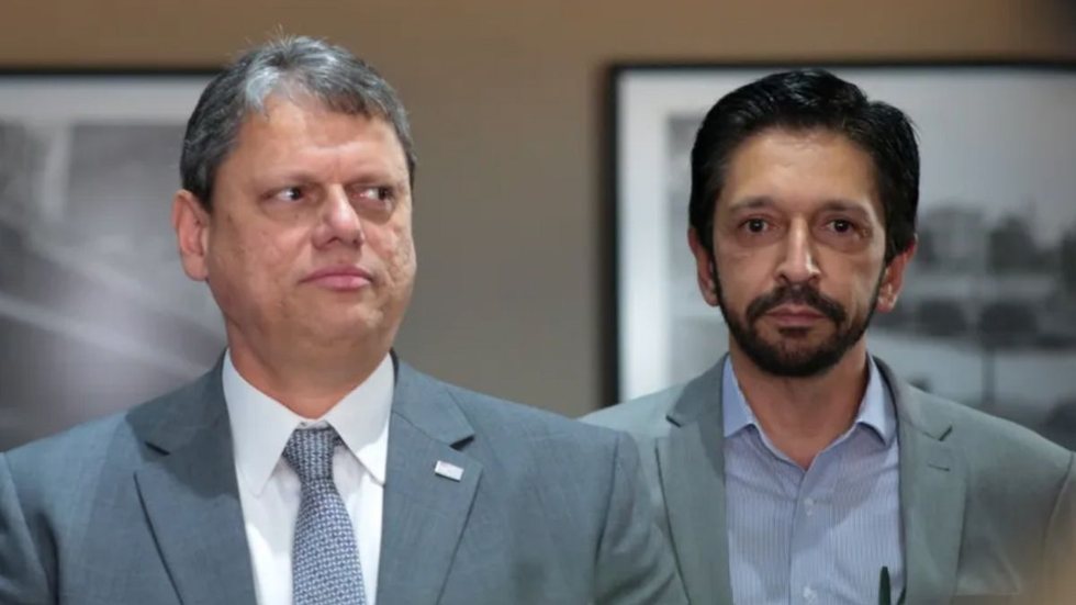 Tarcísio, Nunes e o feriado de 7 de setembro na Paulista - Imagem: Reprodução/Governo do Estado de São Paulo