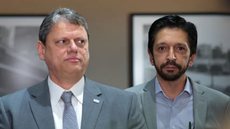 Tarcísio, Nunes e o feriado de 7 de setembro na Paulista - Imagem: Reprodução/Governo do Estado de São Paulo