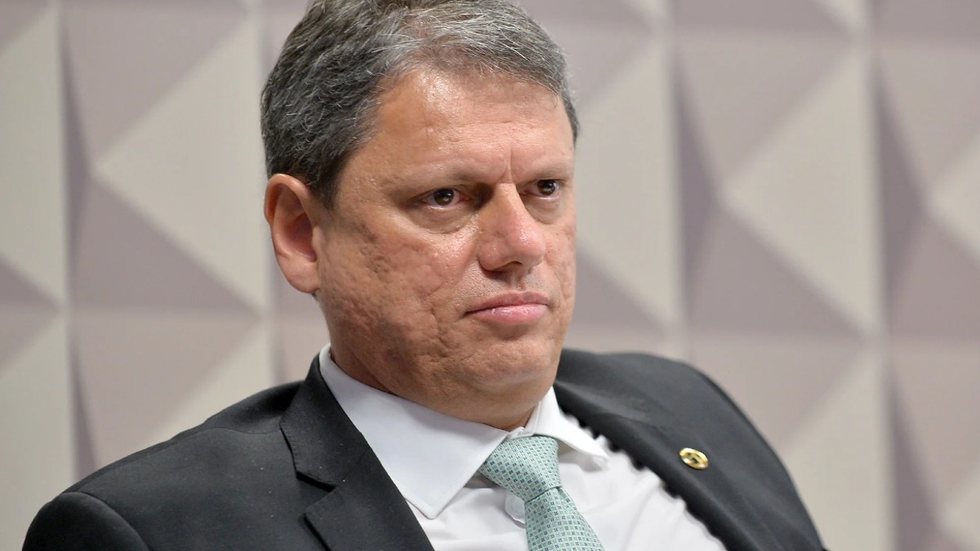 Tarcísio de Freitas (Republicanos), governador eleito em São Paulo, em coletiva de imprensa - Imagem: reprodução/Facebook