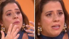 Tati Machado tem crise de choro ao falar sobre seu pai no "Saia Justa" - Imagem: Reprodução/GNT