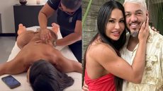 Após 16 anos de casamento, Gracyanne e Belo seguem caminhos diferentes; influenciadora fala sobre tatuagens e relacionamentos - Imagem: Reprodução/Redes Sociais
