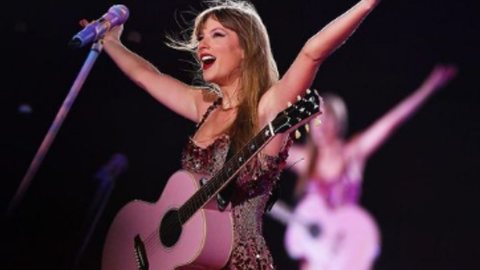 Taylor se apresenta no Rio de Janeiro nos dias 17, 18 e 19/11; e em São Paulo em 24, 25 e 26/11 - Imagem: Reprodução/Instagram @taylorswift