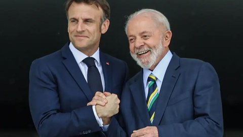 Brasil e França buscam alinhamento para ampliar cooperação política, ambiental e econômica. - Imagem: Reprodução/Agência Brasil.