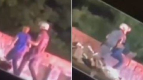 Temendo retaliação, jovem foge de São Paulo após ser arremessado de ponte por PM - Imagem: Reprodução / X / @KateBrasil_