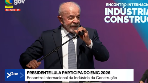 Lula voltou a defender o fim da escala 6×1 durante evento em São Paulo e afirmou que mudanças precisam respeitar a realidade de cada setor - Imagem: Reprodução