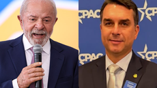 Levantamento aponta empate técnico entre Flávio Bolsonaro e Lula em cenário de segundo turno para 2026 - Imagem: Reprodução