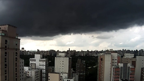 Massa de ar frio de origem polar avança sobre o estado e deve provocar temperaturas de até 9°C na capital paulista entre quinta e sexta-feira - Imagem: Reprodução