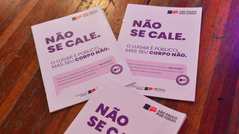 Tenda do Protocolo “Não Se Cale” instalada na Av Paulista para acolhimento e orientação durante o Réveillon de São Paulo - Imagem: Prefeitura de São Paulo