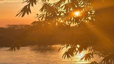 Pôr do sol no encontro dos rios Poti e Parnaíba - Imagem: Reprodução / Arquivo Pessoal