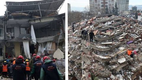 Terremoto na Turquia e na Síria passam de 36 mil - Imagem: reprodução Twitter
