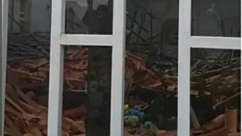 Bebê de três meses morre após o teto de uma igreja cair no Maranhão - Foto: Reprodução