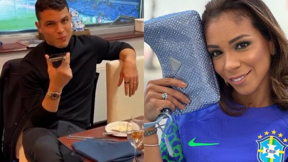 Após identidade de amante vir à tona vídeo de Thiago Silva ignorando a esposa viraliza assista