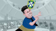 Ronaldo mira presidência da CBF com apadrinhamento de Teixeira - Imagem: Reprodução | @izanio_charges
