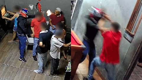 Atirador disparou mais de dez vezes contra a vítima - Imagem: Reprodução