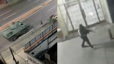 Disparos na área do Palácio de Miraflores deixam Caracas em tensão - Imagem: Reprodução