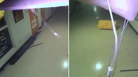 VÍDEO assustador mostra tornado mortal dentro de escola - Imagem: reprodução Twitter