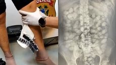 Cocaína enviada à Europa em cápsulas por viajantes - Imagem: Divulgação / PF