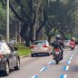 Prefeitura de SP é autorizada a ampliar Faixa azul exclusiva para motos - Imagem: Reprodução | TV Globo via Grupo Bom Dia