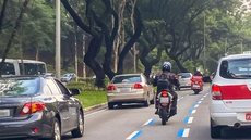 Prefeitura de SP é autorizada a ampliar Faixa azul exclusiva para motos - Imagem: Reprodução | TV Globo via Grupo Bom Dia