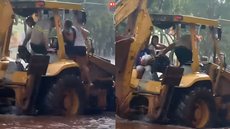 Temporal derruba árvores e causa caos em Ribeirão Preto. - Imagem: Reprodução/Redes Sociais.