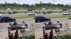 TRISTE - Motorista bêbado mata motociclista em SP - Imagem: Reprodução/G1