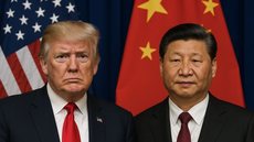 A relação entre as duas potências se transforma, enquanto a China se prepara para enfrentar os desafios impostos pelos EUA. - Imagem: Reprodução | ChatGPT