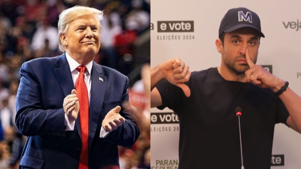 Trump desmente Pablo Marçal e afirma que não enviou carta para ex-coach - Imagem: Reprodução / Instagram / @realdonaldtrump / Fotos Públicas / Antonio Milena