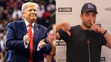 Trump desmente Pablo Marçal e afirma que não enviou carta para ex-coach - Imagem: Reprodução / Instagram / @realdonaldtrump / Fotos Públicas / Antonio Milena
