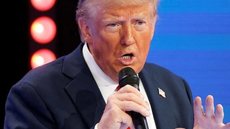 Trump alerta que a recusa em atender suas exigências resultará em severas consequências para o grupo extremista. - Imagem: Reprodução / X / @EyeonPalestine