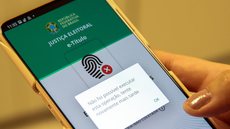 Aplicativo e-Título - Imagem: Reprodução/Marcello Casal JrAgência Brasil