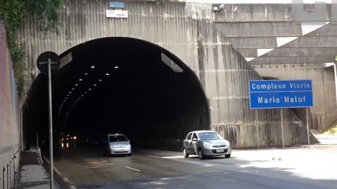 Túnel Complexo Viário Maria Maluf, na cidade de São Paulo - Imagem: reprodução/Google Street View