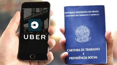 Uber e CLT. - Imagem: Reprodução | Clic Direito