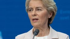 A presidente da Comissão Europeia destacou a preparação da UE para contramedidas caso as negociações não avancem - Imagem: Reprodução / X / @Metropoles
