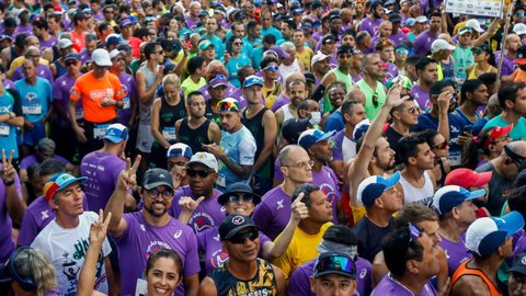 Disputa da 99ª Corrida Internacional da São Silvestre - Imagem: Reprodução / Agência Brasil / Paulo Pinto