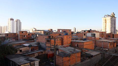 Favela do Moinho no centro da capital paulista - Imagem: Reprodução / Agência Brasil / Rovena Rosa