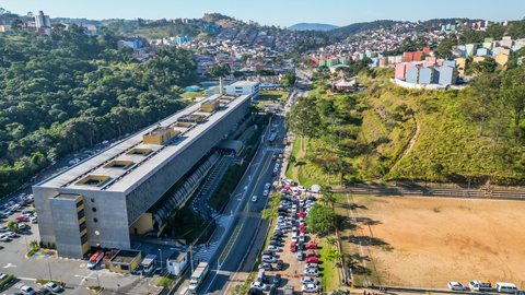 Vista aérea do local onde será construída a UPA Cidade Tiradentes II - Imagem: reprodução/Prefeitura de SP