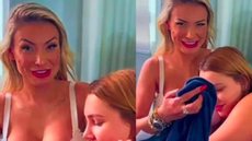 EM FAMÍLIA! Andressa Urach grava vídeo polêmico com a nora e causa na web - Imagem: Reprodução/Instagram