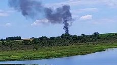 URGENTE! Casal morre após avião cair no interior de SP - Imagem: Reprodução / X / @xnoticias_
