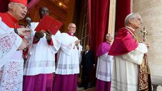 O novo papa Leão XIV será empossado no dia 18, às 10h, na Praça de São Pedro, marcando o início de seu pontificado - Imagem: Getty Images