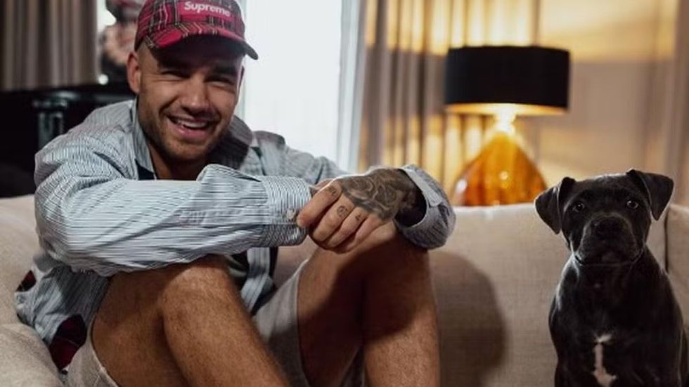 Liam Payne e seu cachorro, Stanley - Imagem: Reprodução / Instagram
