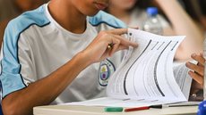 Prova do vestibulinho para ingressar na ETEC - Imagem: Reprodução/ Roberto Sungi
