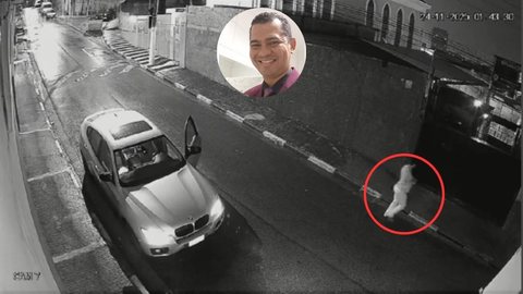 Empresário é morto a tiros durante assalto em Osasco - Imagem: Reprodução / Câmeras de Segurança / Redes Sociais