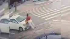 Ladrão morde peito de mulher em tentativa de roubo no Guarujá - Imagem: Reprodução / Redes Sociais