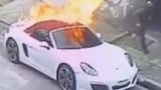 Após o incidente, o empresário registrou boletim de ocorrência - Imagem: Reprodução / Câmera de Segurança
